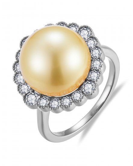PEARL DIAMOND RING (TR6218)