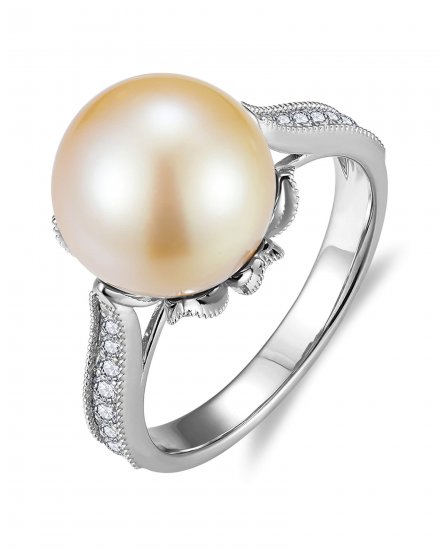 PEARL DIAMOND RING (TR6223)