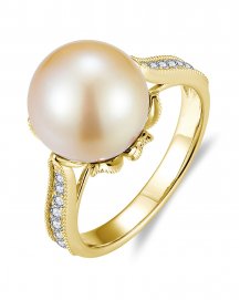PEARL DIAMOND RING (TR6223)