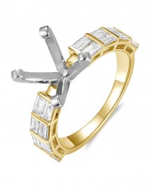 SEMI MOUNT DIAMOND ENGAGEMENT RING (TR6224)