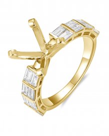 SEMI MOUNT DIAMOND ENGAGEMENT RING (TR6224)