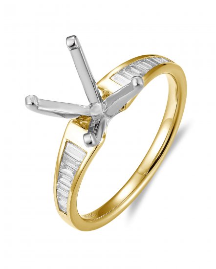 SEMI MOUNT DIAMOND ENGAGEMENT RING (TR6229)