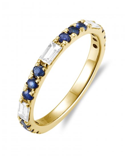 SAPPHIRE DIAMOND BAND (TR6245)