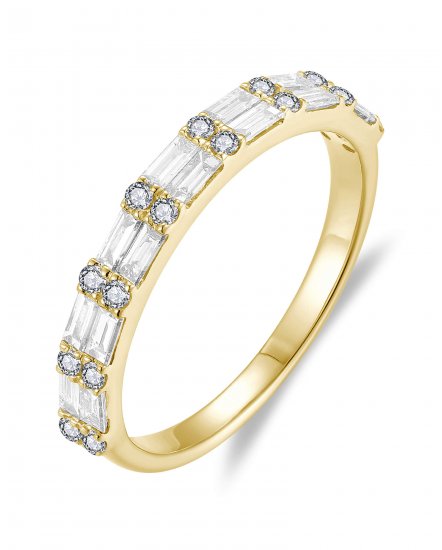 BAGUETTE DIAMOND BAND (TR6248)