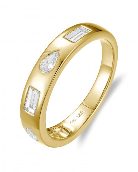 PEAR DIAMOND BAND (TR6253)