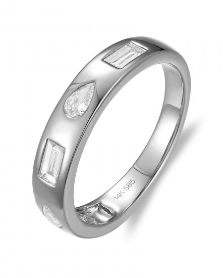 PEAR DIAMOND BAND (TR6253)