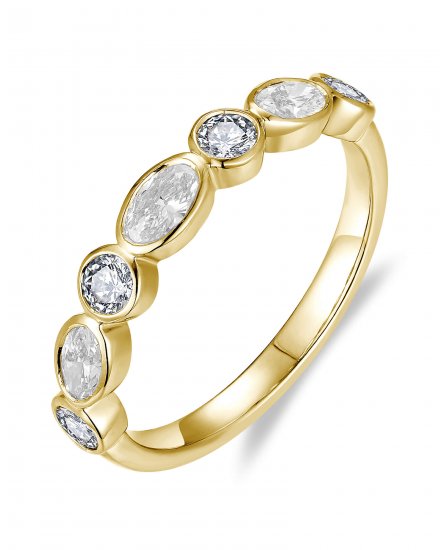 OVAL DIAMOND BAND (TR6282)