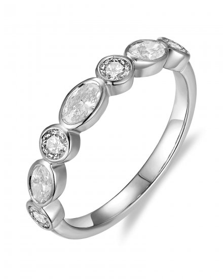 OVAL DIAMOND BAND (TR6282)