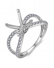 SEMI MOUNT DIAMOND ENGAGEMENT RING (TR6299)