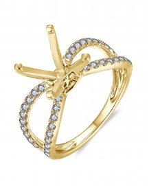 SEMI MOUNT DIAMOND ENGAGEMENT RING (TR6299)