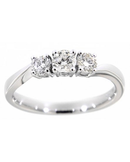 THREE STONE DIAMOND RING (TR629)