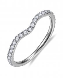 CURVED STYLE DIAMOND BAND (TR6355)