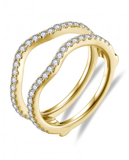 CURVED STYLE ENHANCER DIAMOND RING (TR6356)