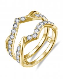 CURVED STYLE ENHANCER DIAMOND RING (TR6359)