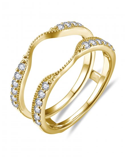 CURVED STYLE ENHANCER DIAMOND RING (TR6360)