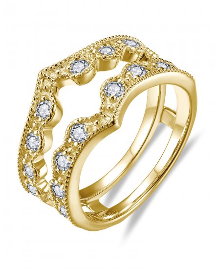 CURVED STYLE ENHANCER DIAMOND RING (TR6363)