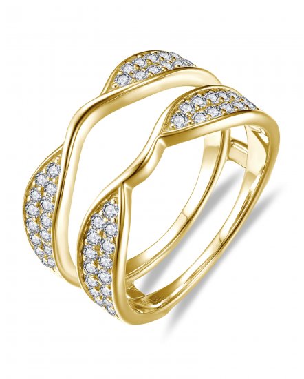 CURVED STYLE ENHANCER DIAMOND RING (TR6364)