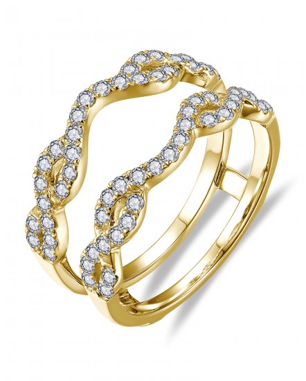 CURVED STYLE ENHANCER DIAMOND RING (TR6367)