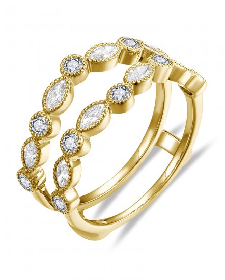 ENHANCER MARQUISE DIAMOND RING (TR6370)