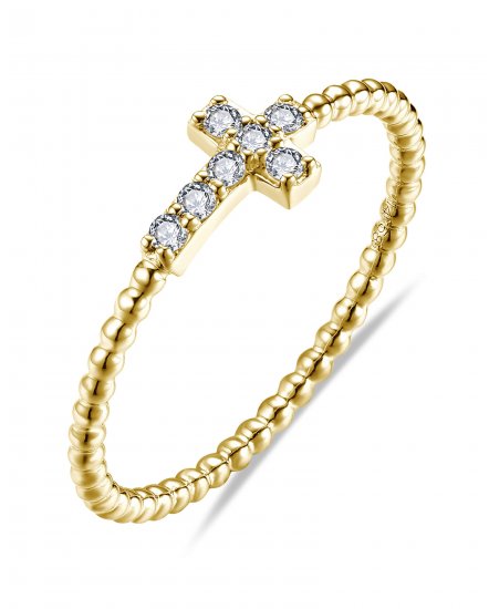 CROSS DIAMOND RING (TR6381)