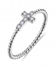 CROSS DIAMOND RING (TR6381)
