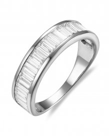 BAGUETTE DIAMOND BAND (TR6382C)