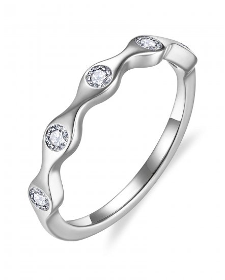 WAVY STYLE DIAMOND BAND (TR6409)