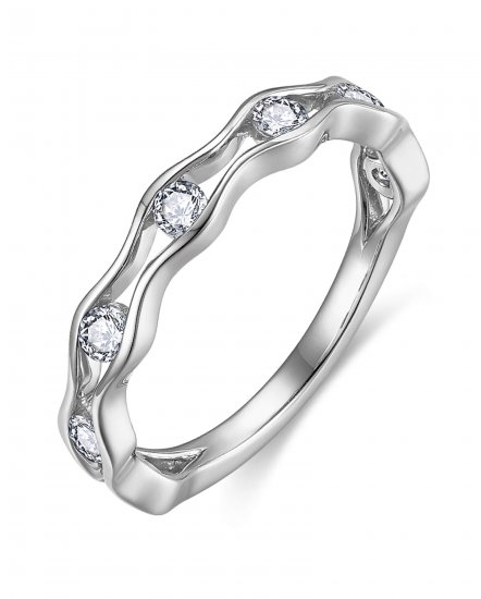 WAVY STYLE DIAMOND BAND (TR6411)