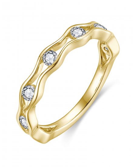 WAVY STYLE DIAMOND BAND (TR6411)
