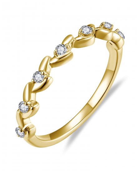 LEAF STYLE DIAMOND BAND (TR6428)