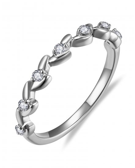 LEAF STYLE DIAMOND BAND (TR6428)