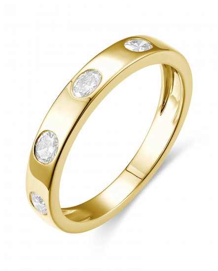 OVAL DIAMOND BAND (TR6439)