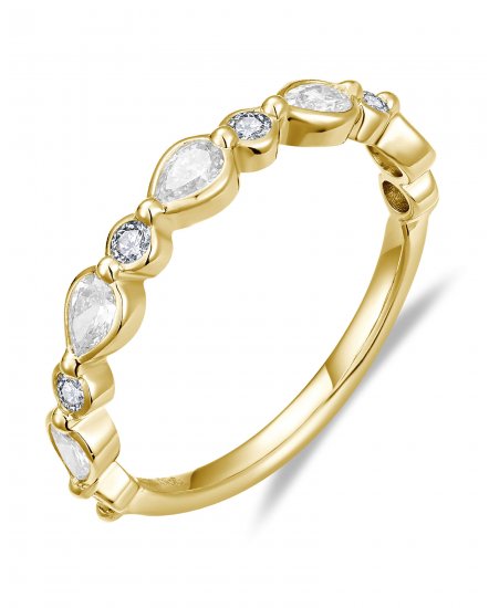 PEAR DIAMOND BAND (TR6457)