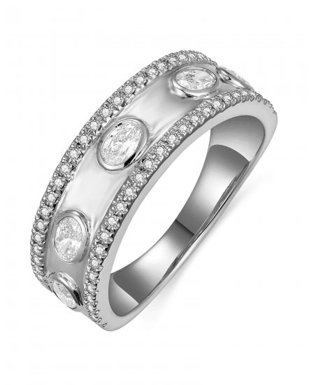 OVAL DIAMOND BAND (TR6480)