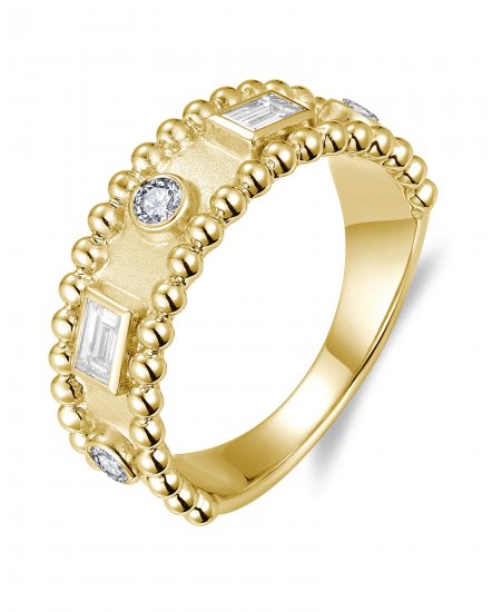 BAGUETTE DIAMOND BAND (TR6485)