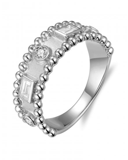 BAGUETTE DIAMOND BAND (TR6485)