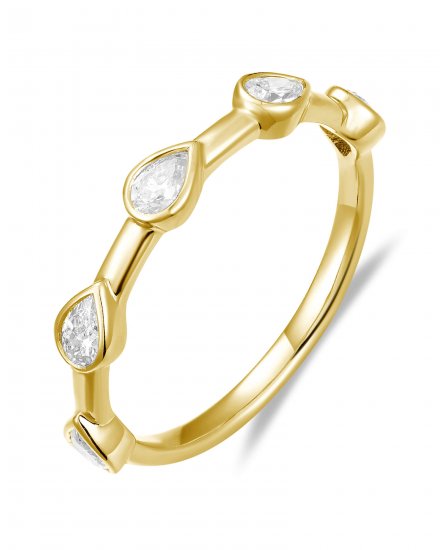 PEAR DIAMOND BAND (TR6490)