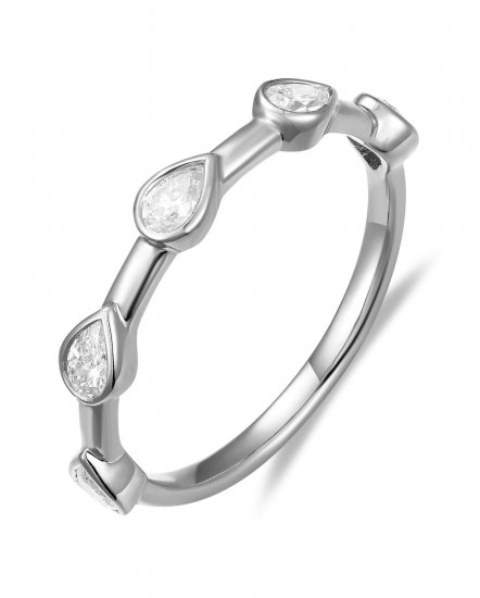 PEAR DIAMOND BAND (TR6490)