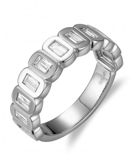 BAGUETTE DIAMOND BAND (TR6491)