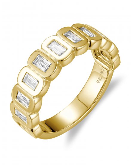 BAGUETTE DIAMOND BAND (TR6491)