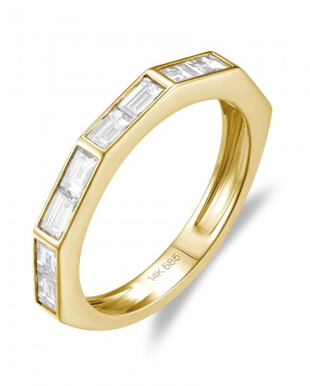 BAGUETTE DIAMOND BAND (TR6510)