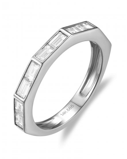 BAGUETTE DIAMOND BAND (TR6510)