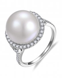 PEARL DIAMOND RING (TR6530)