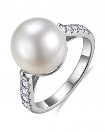 PEARL DIAMOND RING (TR6580)