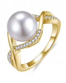 PEARL DIAMOND RING (TR6581)
