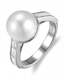 PEARL DIAMOND RING (TR6582)