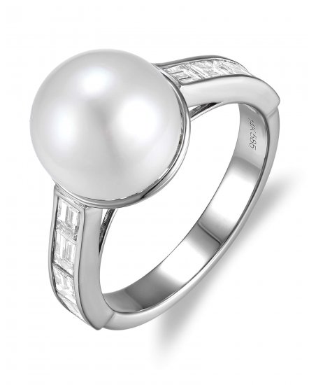 PEARL DIAMOND RING (TR6582)