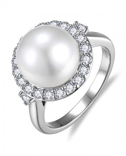 PEARL DIAMOND RING (TR6584)
