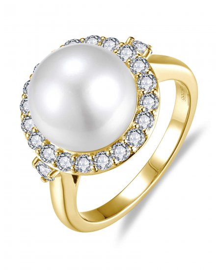 PEARL DIAMOND RING (TR6584)