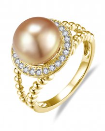 PEARL DIAMOND RING (TR6587)